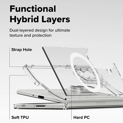 MagSafe-Hülle für Samsung Galaxy Z Fold7 F966, Ringke, Fusion, Transparent