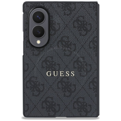 MagSafe Case for Samsung Galaxy Z Fold8 F971, Guess, 4G Leather Classic, Black