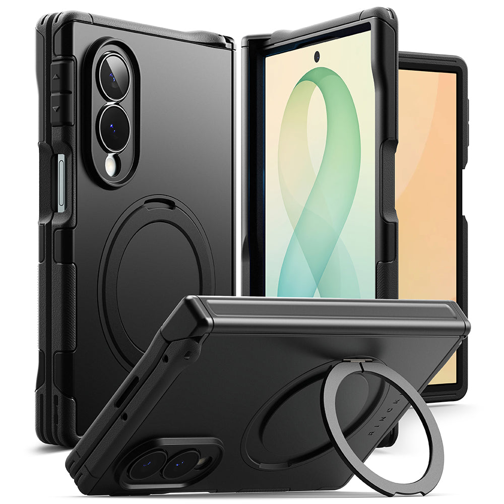MagSafe-Hülle für Samsung Galaxy Z Fold8 F971, Ringke, Alles, Schwarz