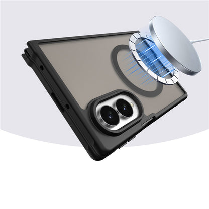 MagSafe-Hülle für Samsung Galaxy Z Fold8 F971, Techsuit, HaloFrost II, Grün