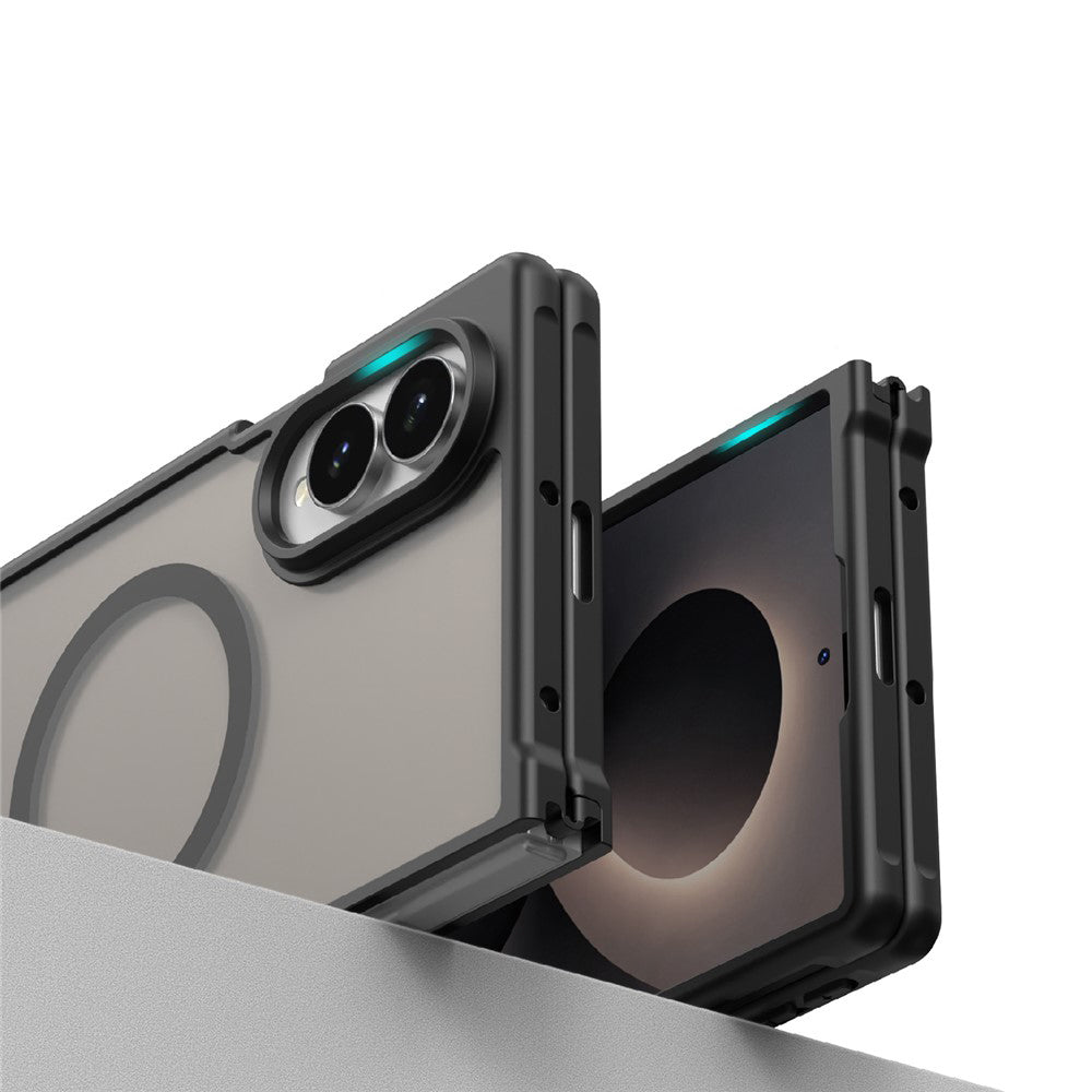 MagSafe-Hülle für Samsung Galaxy Z Fold8 F971, Techsuit, HaloFrost II, Grün