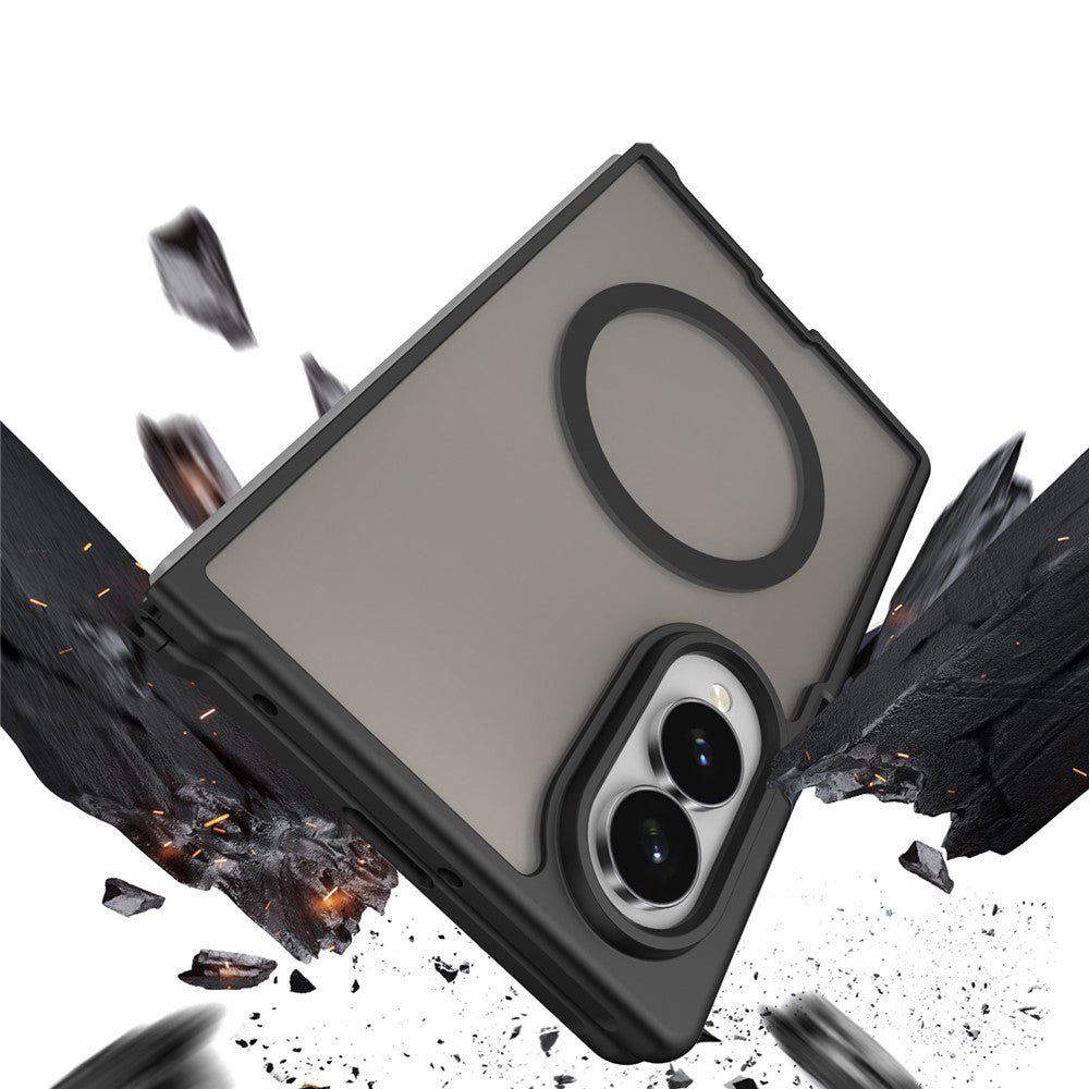 MagSafe-Hülle für Samsung Galaxy Z Fold8 F971, Techsuit, HaloFrost II, Grün