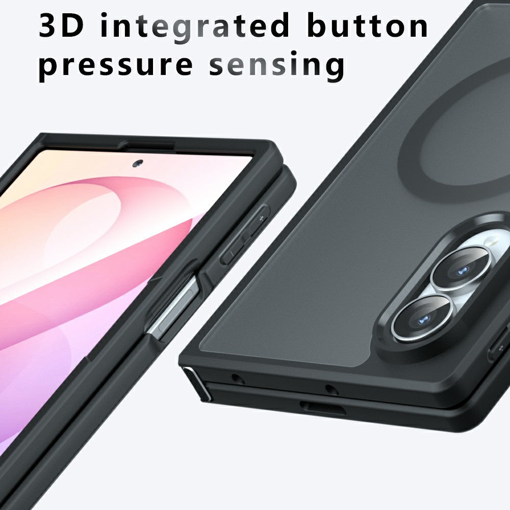 MagSafe-Hülle für Samsung Galaxy Z Fold8 F971, Techsuit, PureFrost, Satin Schwarz