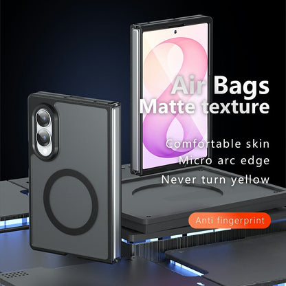 MagSafe-Hülle für Samsung Galaxy Z Fold8 F971, Techsuit, PureFrost, Satin Schwarz