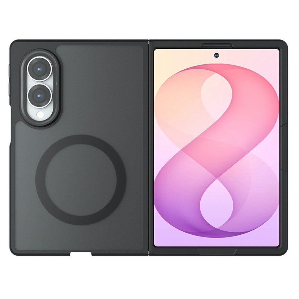 MagSafe-Hülle für Samsung Galaxy Z Fold8 F971, Techsuit, PureFrost, Satin Schwarz