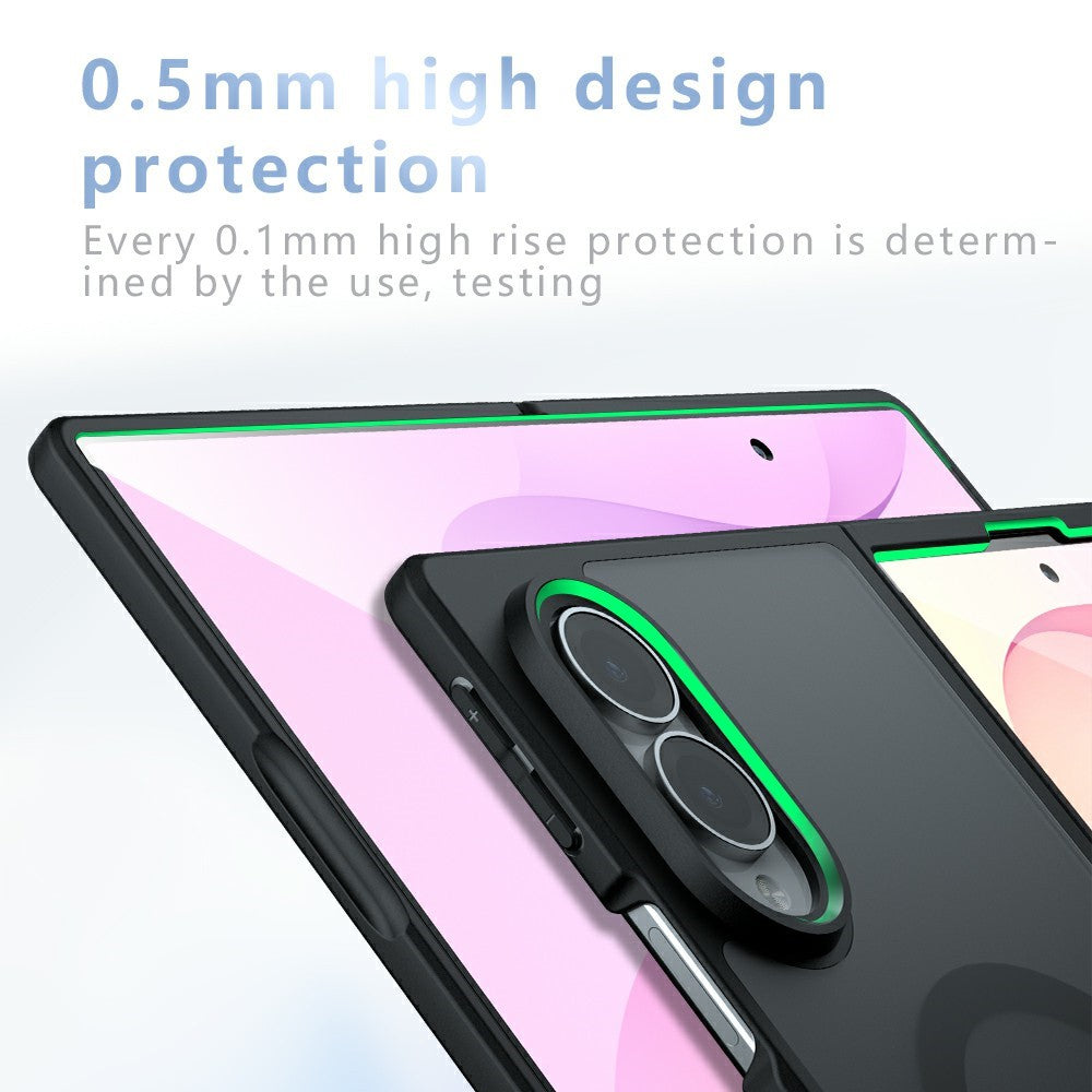 MagSafe-Hülle für Samsung Galaxy Z Fold8 F971, Techsuit, PureFrost, Satin Schwarz