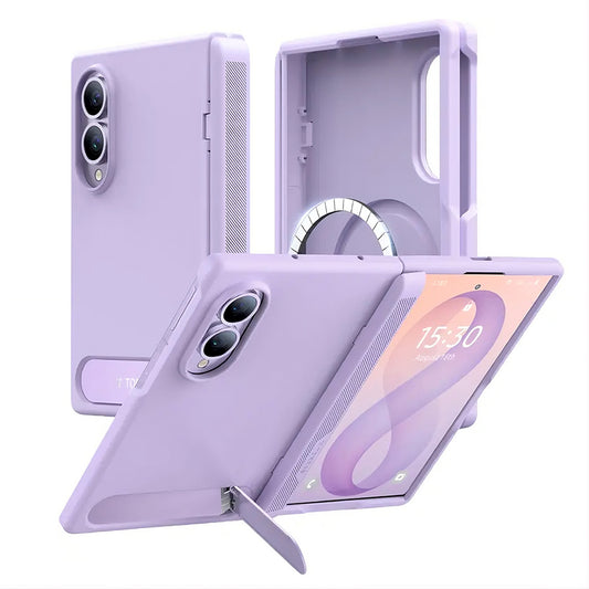 MagSafe-Hülle für Samsung Galaxy Z Fold8 F971, Torras, Ostand L1 Guardian, Hellviolett
