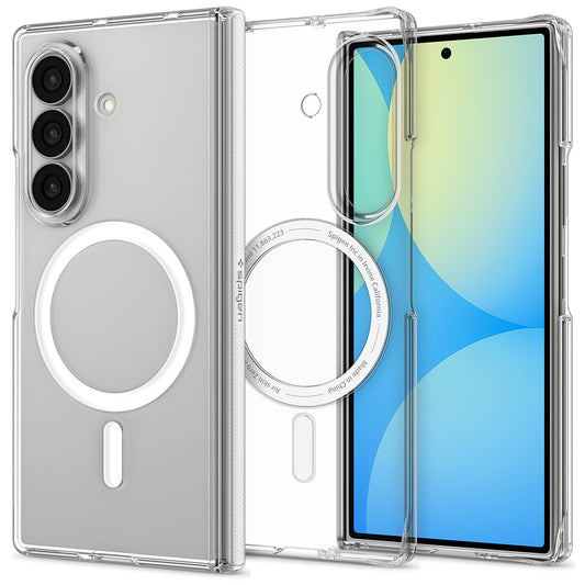 MagSafe-Hülle für Samsung Galaxy Z Fold8 Ultra F976, Spigen, Air Skin Zero, Transparent Weiß ACS11495