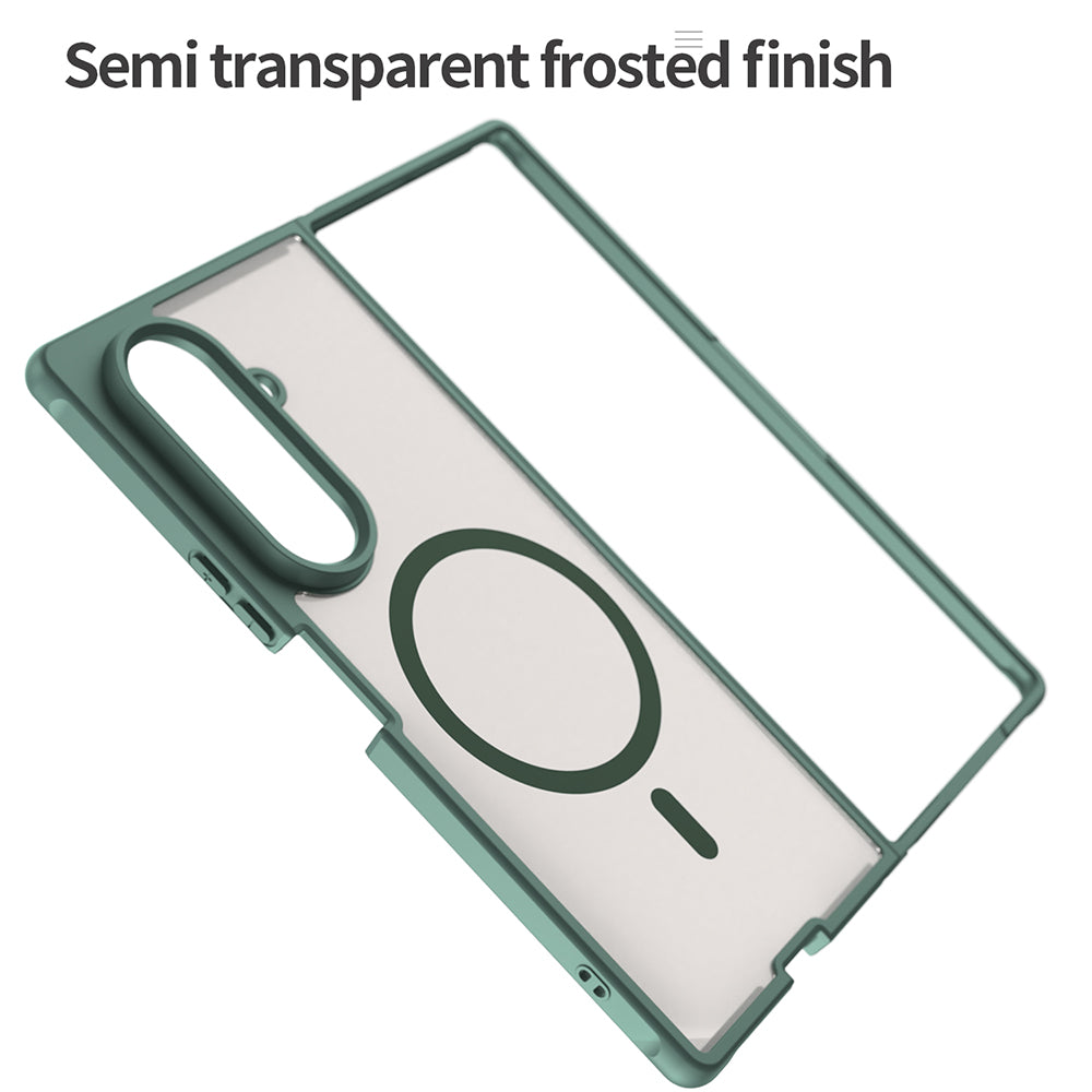 MagSafe-Hülle für Samsung Galaxy Z Fold8 Ultra F976, Techsuit, HaloFrost II, Grün