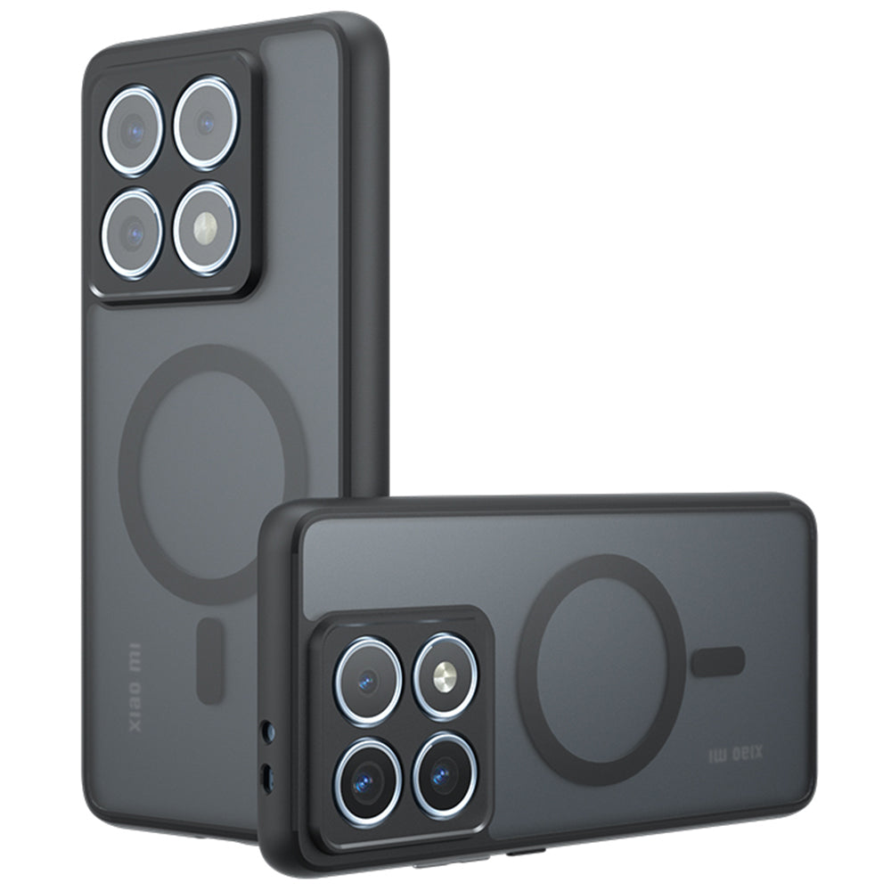 MagSafe-Hülle für Xiaomi 14T Pro, Techsuit, PureFrost, Schwarz