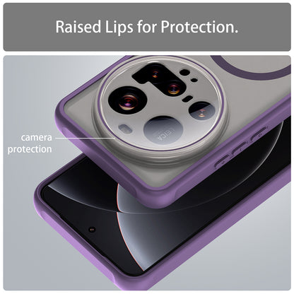 MagSafe-Hülle für Xiaomi 15 Ultra, Techsuit, HaloFrost II, Lila