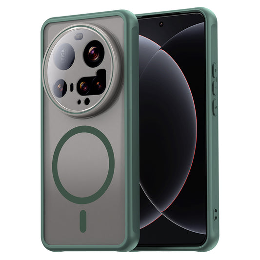 MagSafe-Hülle für Xiaomi 15 Ultra, Techsuit, HaloFrost II, Grün