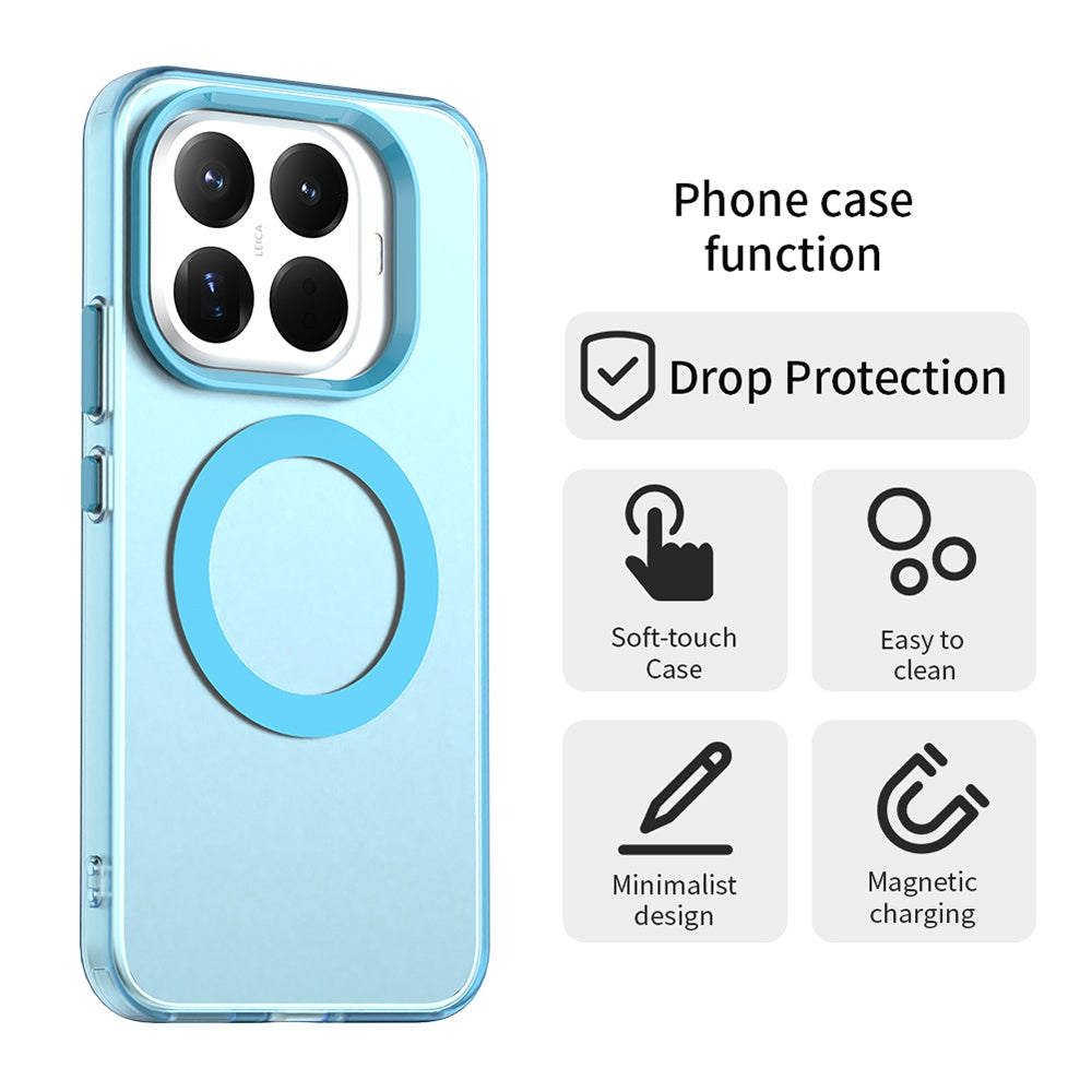 MagSafe-Hülle für Xiaomi 15T Pro, Techsuit, CandyCase, Blau