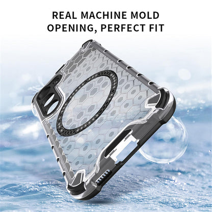 MagSafe Hülle für Xiaomi 15T Pro, Techsuit, HoneyComb Shield, Blau