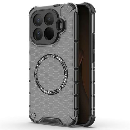 MagSafe Hülle für Xiaomi 15T Pro, Techsuit, HoneyComb Shield, Schwarz