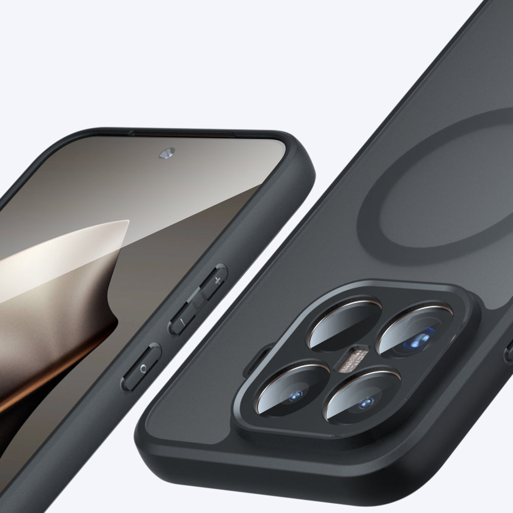 MagSafe Hülle für Xiaomi 15T Pro, Techsuit, PureFrost, Satinschwarz