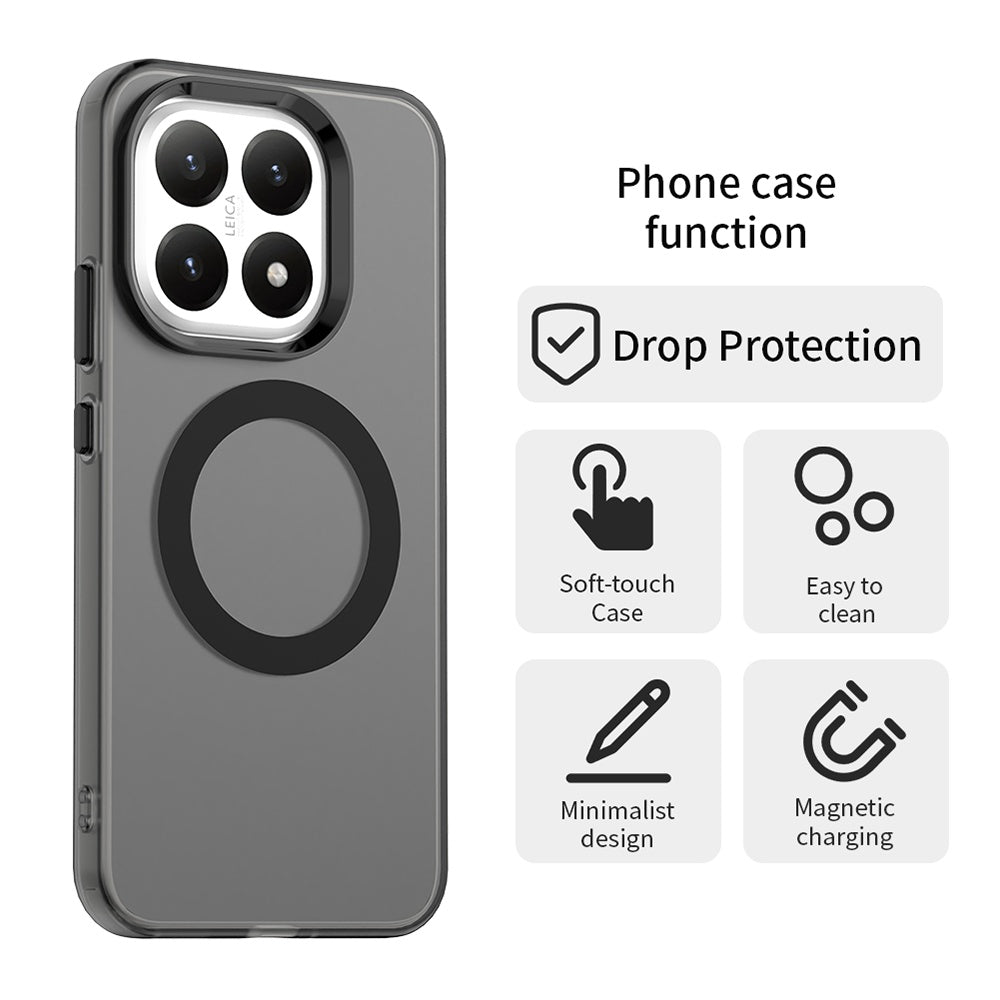 MagSafe Hülle für Xiaomi 15T, Techsuit, CandyCase, Schwarz