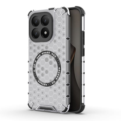 MagSafe Hülle für Xiaomi 15T, Techsuit, HoneyComb Shield, Weiß