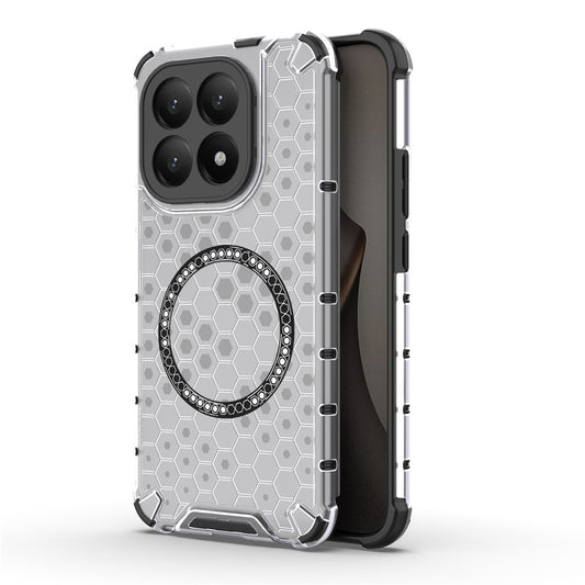 MagSafe Hülle für Xiaomi 15T, Techsuit, HoneyComb Shield, Weiß
