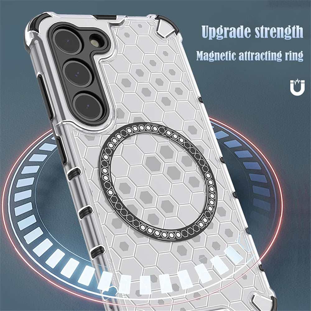 MagSafe Hülle für Xiaomi 15T, Techsuit, HoneyComb Shield, Schwarz