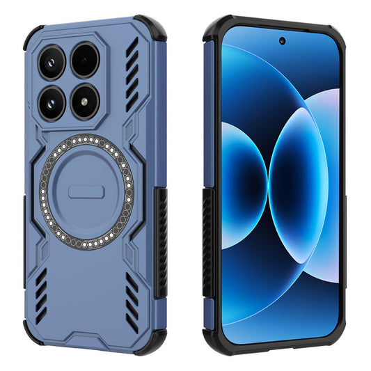 MagSafe Hülle für Xiaomi 17, Techsuit, ArmorMag, Blau