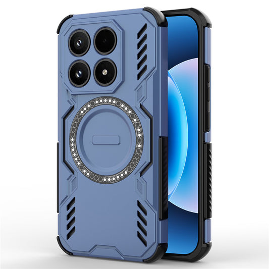 MagSafe Hülle für Xiaomi 17, Techsuit, ArmorMag, Blau