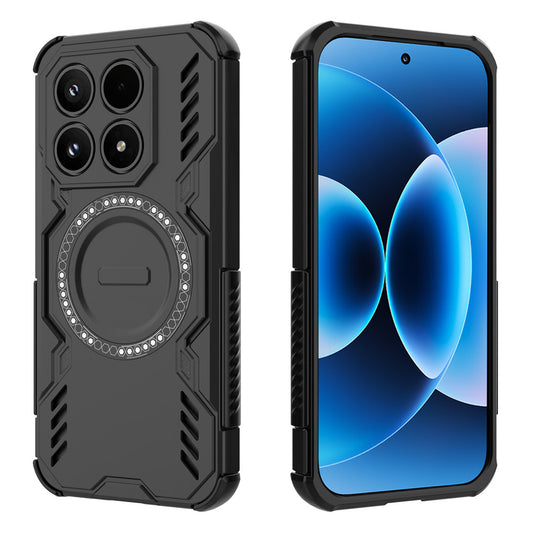 MagSafe Hülle für Xiaomi 17, Techsuit, ArmorMag, Schwarz