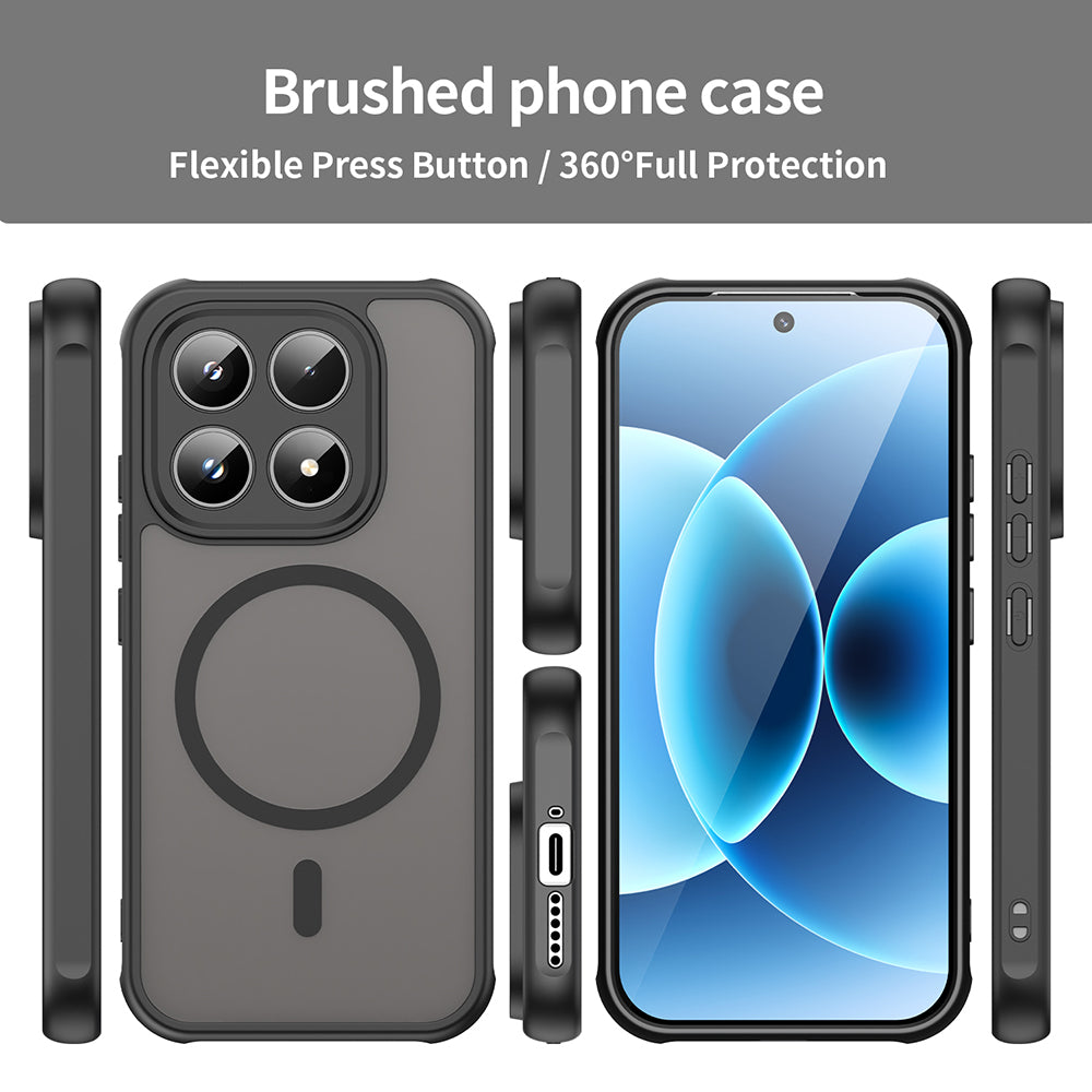 MagSafe Hülle für Xiaomi 17, Techsuit, HaloFrost II, Blau