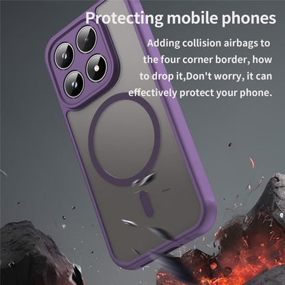 MagSafe Hülle für Xiaomi 17, Techsuit, HaloFrost II, Lila