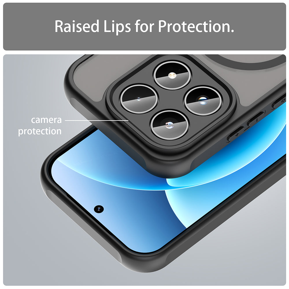 MagSafe Case for Xiaomi 17, Techsuit, HaloFrost II, Pink