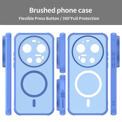 MagSafe Hülle für Xiaomi 17 Ultra, Techsuit, HaloFrost II, Blau