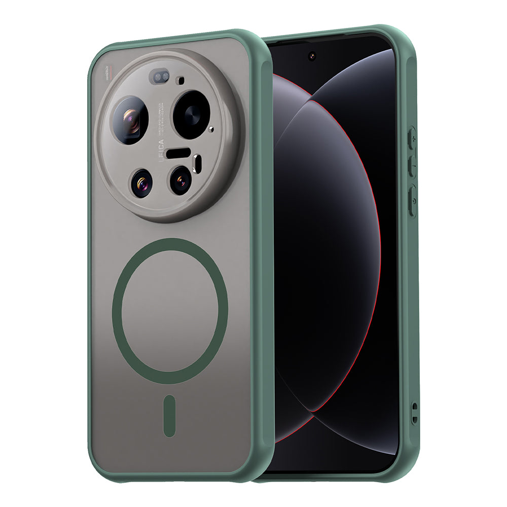 MagSafe Hülle für Xiaomi 17 Ultra, Techsuit, HaloFrost II, Grün