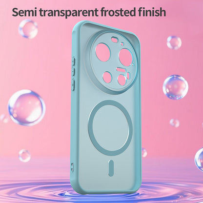 MagSafe Hülle für Xiaomi 17 Ultra, Techsuit, HaloFrost II, Hellgrün