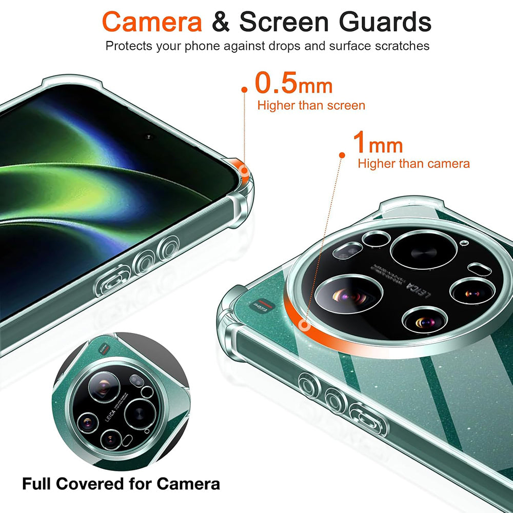 MagSafe-Hülle für Xiaomi 17 Ultra, Techsuit, stoßfest, transparent