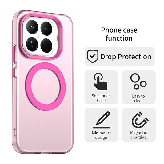 MagSafe-Hülle für Xiaomi 17T Pro, Techsuit, CandyCase, Rosa