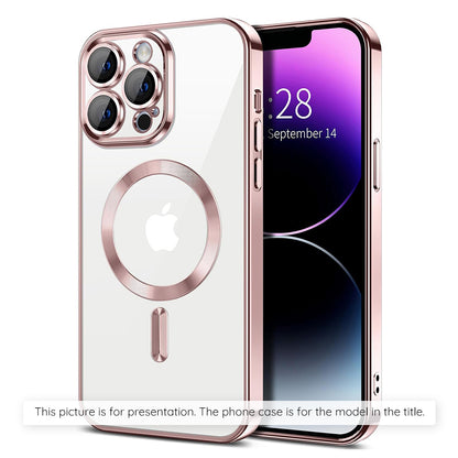MagSafe-Hülle für Xiaomi 17T Pro, Techsuit, Luxury Crystal, Rosa