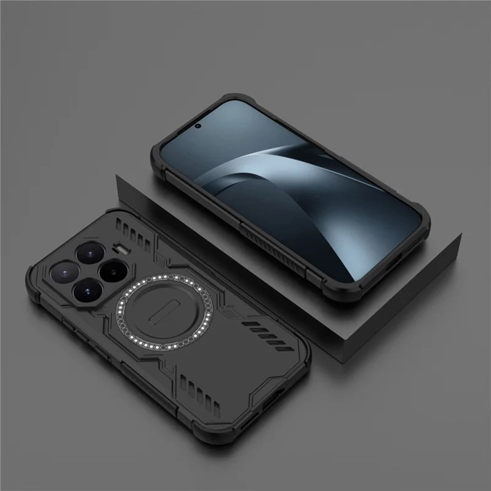 MagSafe-Hülle für Xiaomi 17T, Techsuit, ArmorMag, Schwarz