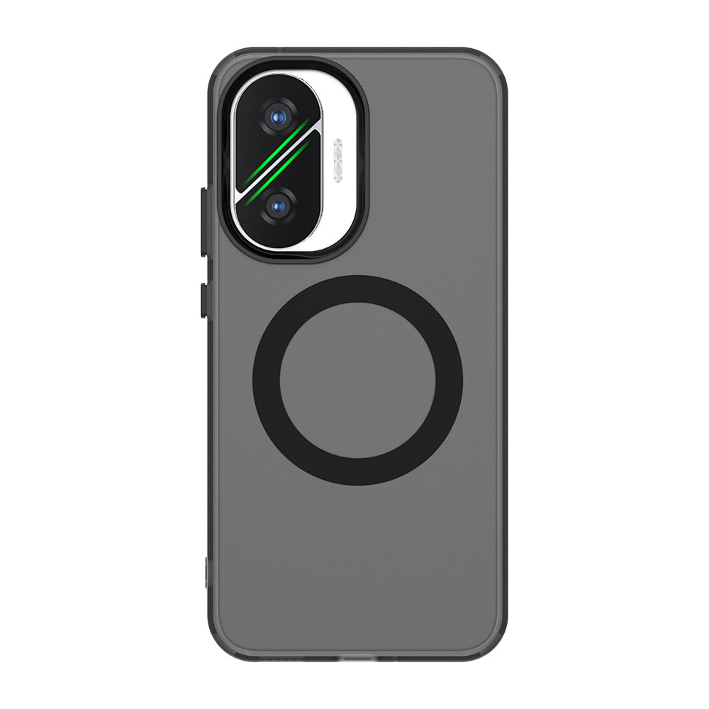 MagSafe-Hülle für Xiaomi Poco F7, Techsuit, CandyCase, Schwarz