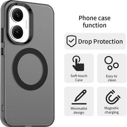 MagSafe-Hülle für Xiaomi Poco F7, Techsuit, CandyCase, Schwarz