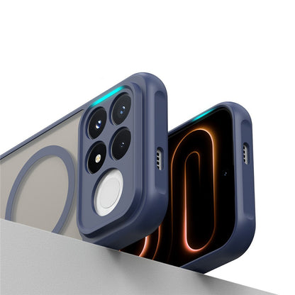 MagSafe Case for Xiaomi Poco F9 Pro, Techsuit, HaloFrost II, Navy Blue