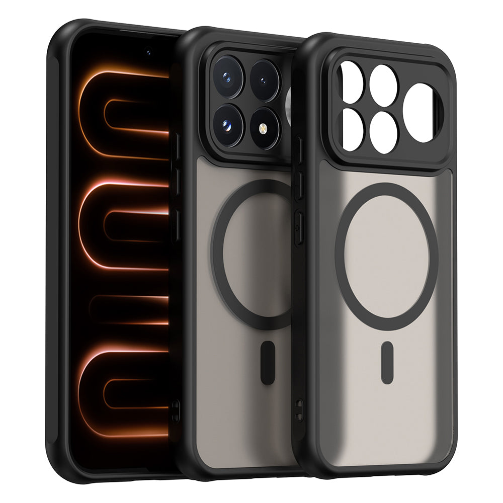 MagSafe-Hülle für Xiaomi Poco F9 Pro, Techsuit, HaloFrost II, Schwarz
