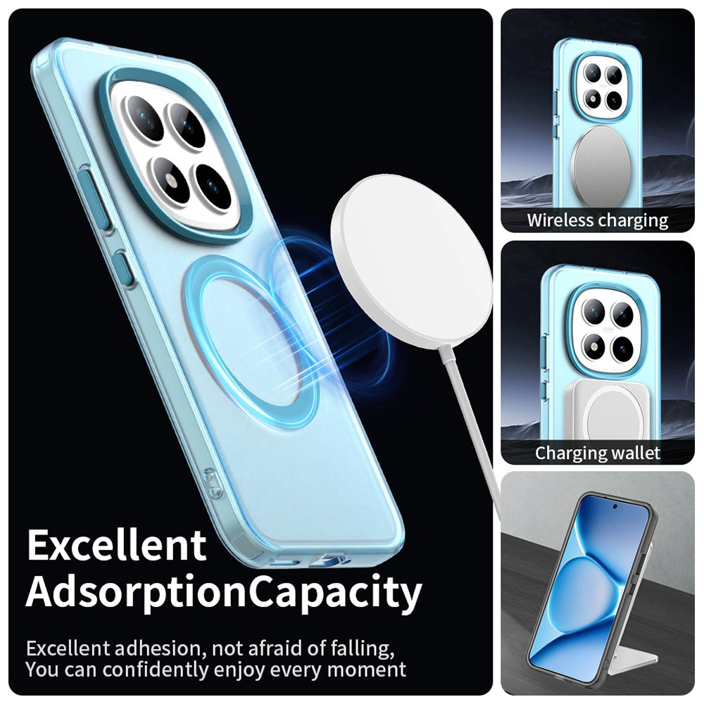 MagSafe Case for Xiaomi Poco M8 Pro / Redmi Note 15 Pro+ 5G, Techsuit, CandyCase, Blue