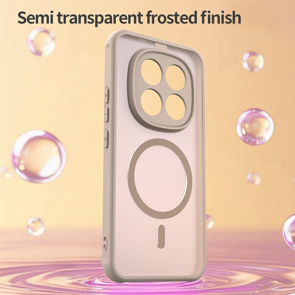MagSafe Hülle für Xiaomi Poco M8 Pro / Redmi Note 15 Pro+ 5G, Techsuit, HaloFrost II, Gold