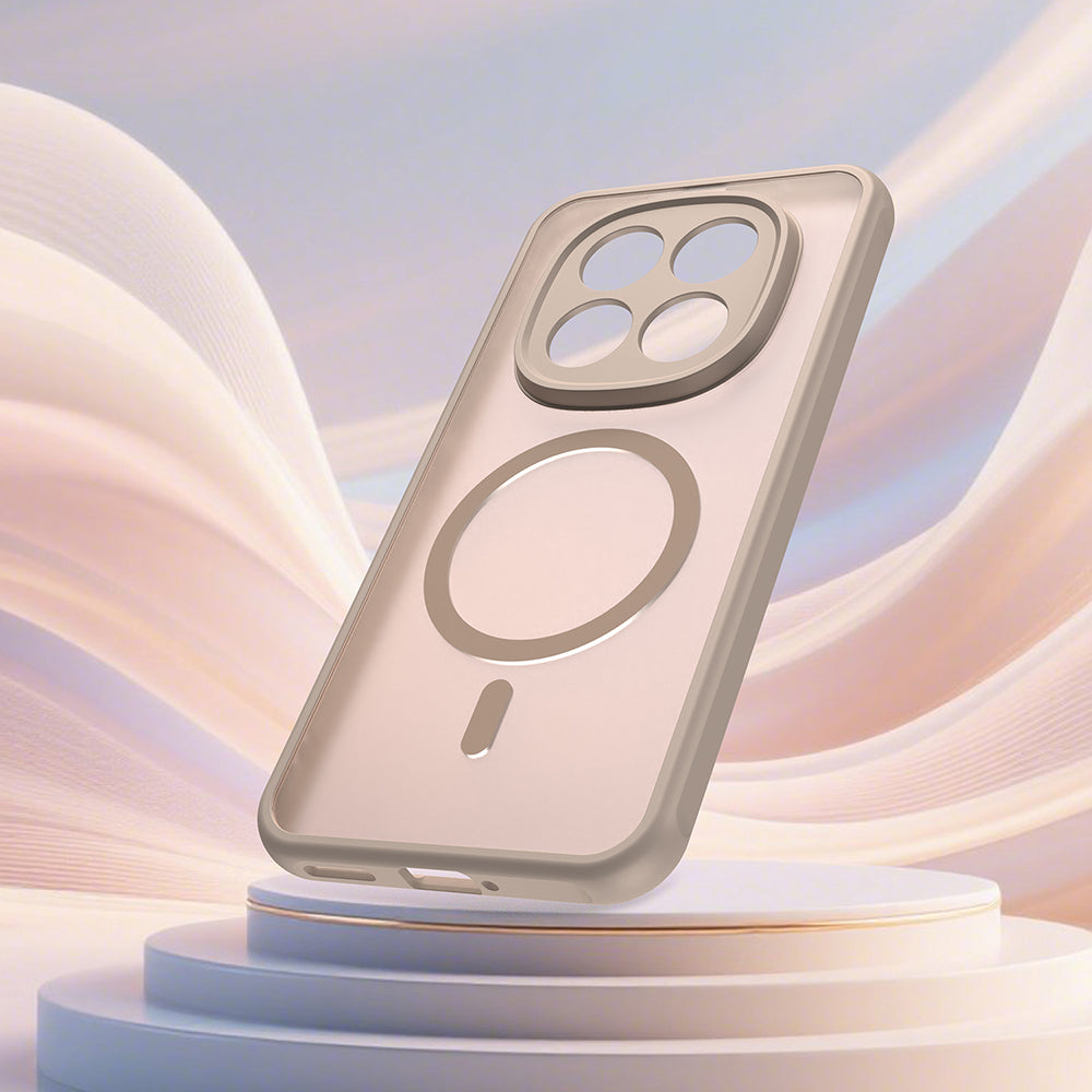 MagSafe Hülle für Xiaomi Poco M8 Pro / Redmi Note 15 Pro+ 5G, Techsuit, HaloFrost II, Gold