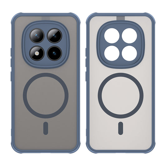 MagSafe Hülle für Xiaomi Poco M8 Pro / Redmi Note 15 Pro+ 5G, Techsuit, HaloFrost II, Marineblau