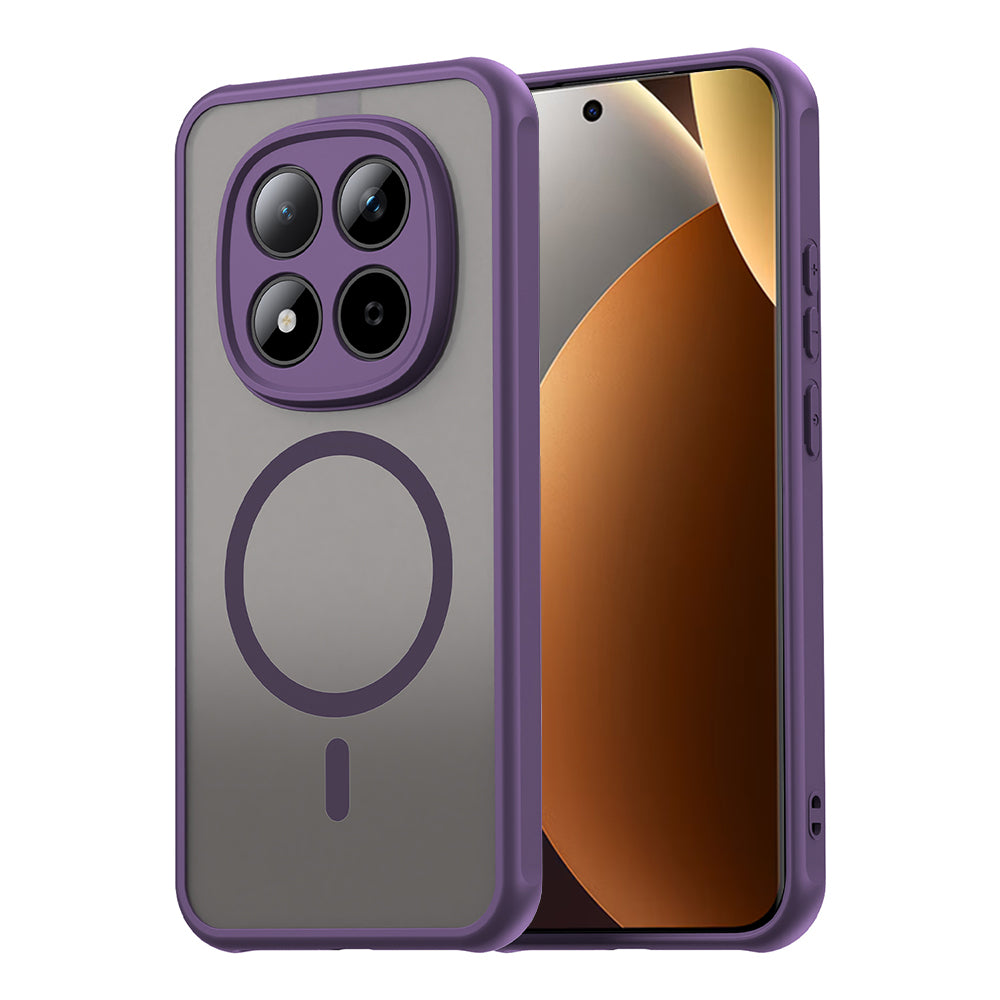 MagSafe Hülle für Xiaomi Poco M8 Pro / Redmi Note 15 Pro+ 5G, Techsuit, HaloFrost II, Marineblau