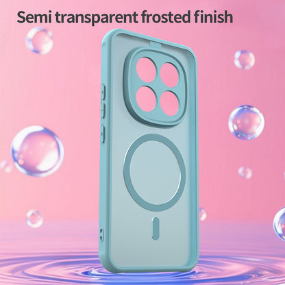 MagSafe Hülle für Xiaomi Poco M8 Pro / Redmi Note 15 Pro+ 5G, Techsuit, HaloFrost II, Hellgrün