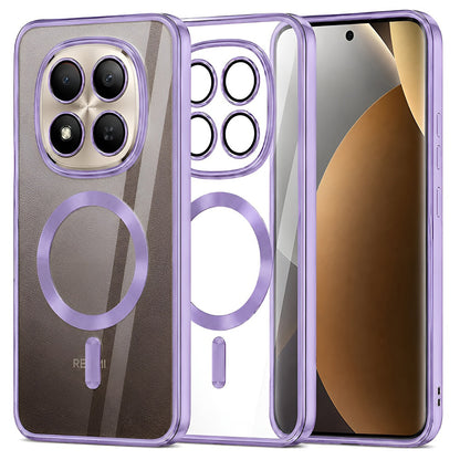 MagSafe-Hülle für Xiaomi Poco M8 Pro / Redmi Note 15 Pro+ 5G, Techsuit, Luxury Crystal, Hellviolett