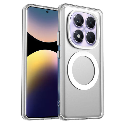 MagSafe-Hülle für Xiaomi Poco X7 / Redmi Note 14 Pro 5G, Techsuit, CandyCase, Weiß