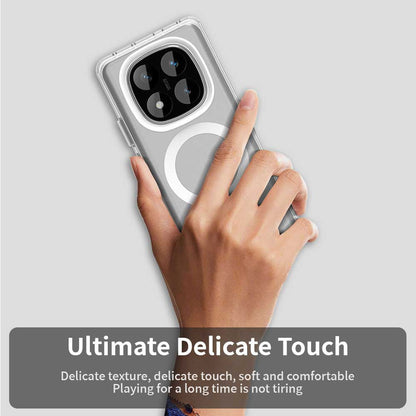 MagSafe-Hülle für Xiaomi Poco X7 / Redmi Note 14 Pro 5G, Techsuit, CandyCase, Weiß